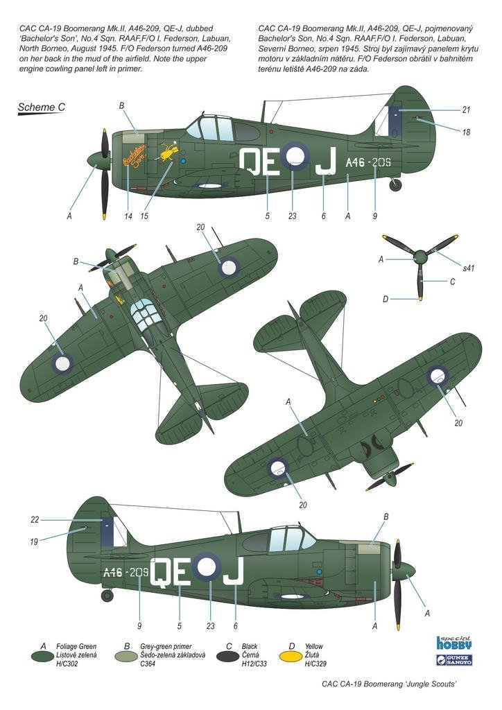 Special Hobby 72426 CAC CA-19 Boomerang ‘Jungle Scouts’ 1/72 – Bild 7