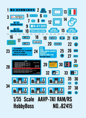 Hobby Boss 82415 AAVP-7A1 RAM/RS 1/35 – image 4