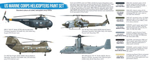 Kit de peinture Hataka HTK-BS14 pour hélicoptères du Corps des Marines des États-Unis (8 x 17 ml) – image 2