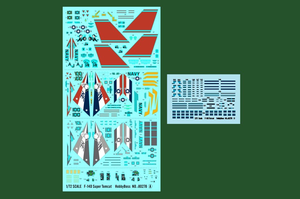 Hobby Boss 80278 F-14d Super Tomcat 1/72 – Bild 4