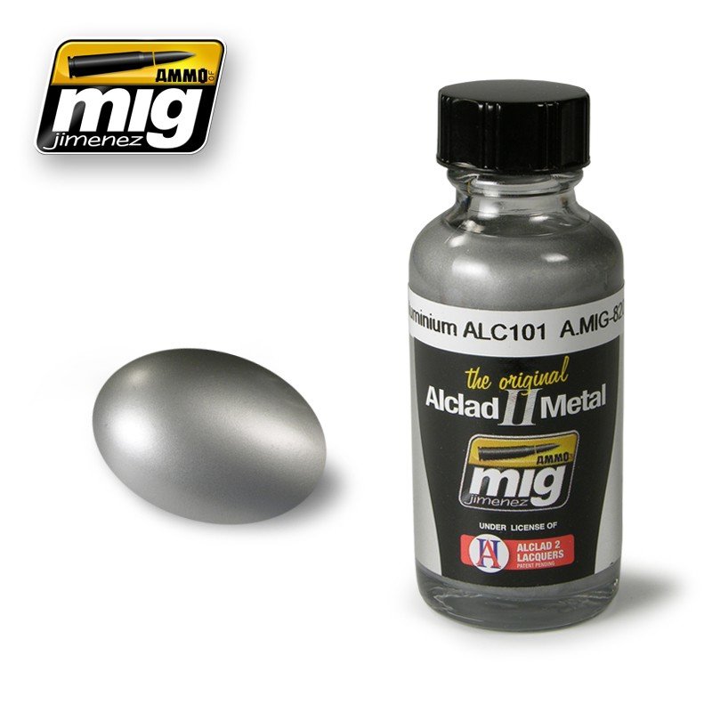 AMMO of Mig Jimenez 8201 ALUMINUM ALC101 30ml