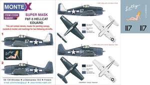 Montex K48291 F6F-3 HELLCAT 1/48