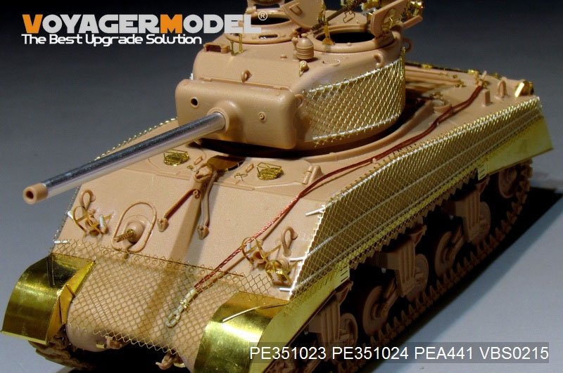 Voyager Model PE351023 WWII US M4A3 (76) w Mid Tank Basic For MENG TS-043 1/35 – Bild 14