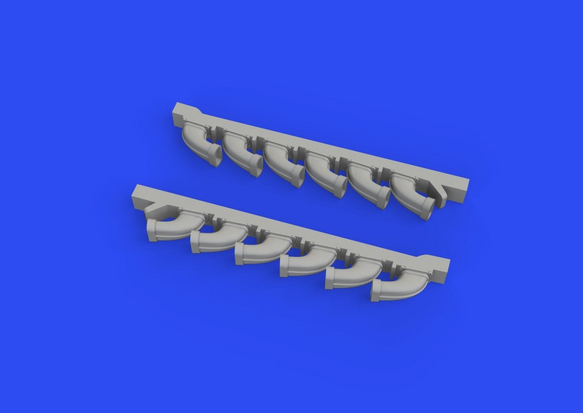 Eduard 672284 S-199 exhaust stacks PRINT EDUARD 1/72 – zdjęcie 3
