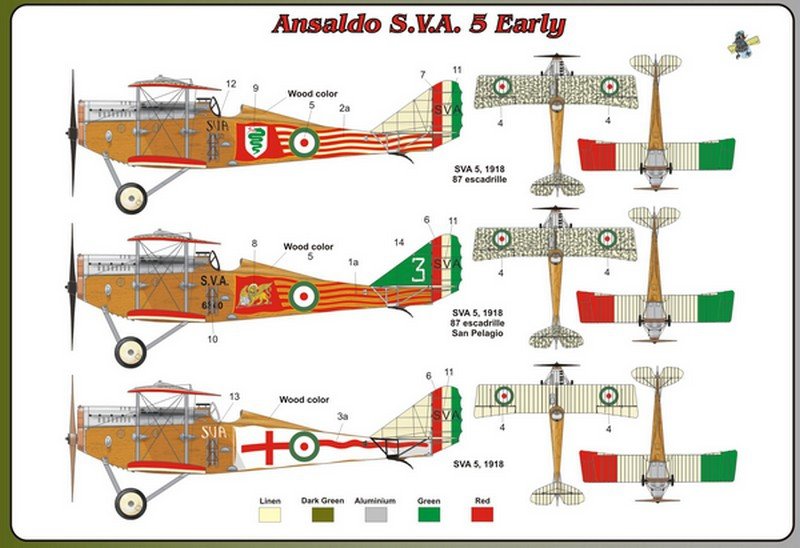 Fly 48006 Ansaldo S.V.A. 5 Early 1/48 – immagine 2