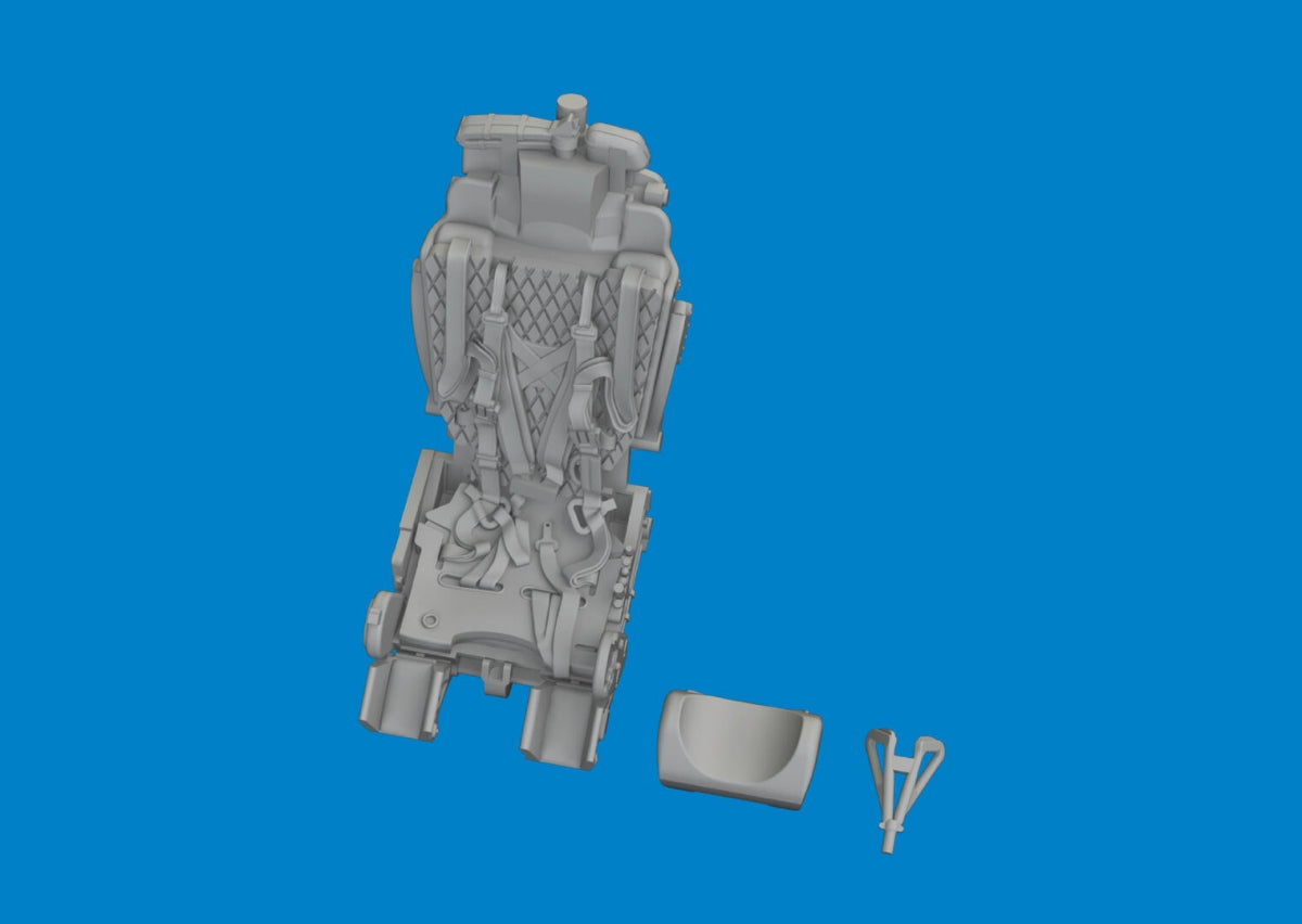 Eduard 672418 MiG-21 seat w/ integral belts PRINT EDUARD 1/72 – imagen 4