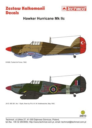 Techmod 24013 - Hawker Hurricane IIc 1/24 – image 2