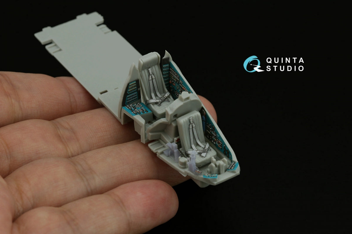 Intérieur imprimé en 3D et coloré sur papier décalcomanie Quinta Studio QD+72184 Mi-24V (Hobby Boss/ARK Models) (avec pièces en résine imprimées en 3D) 1/72 – image 8