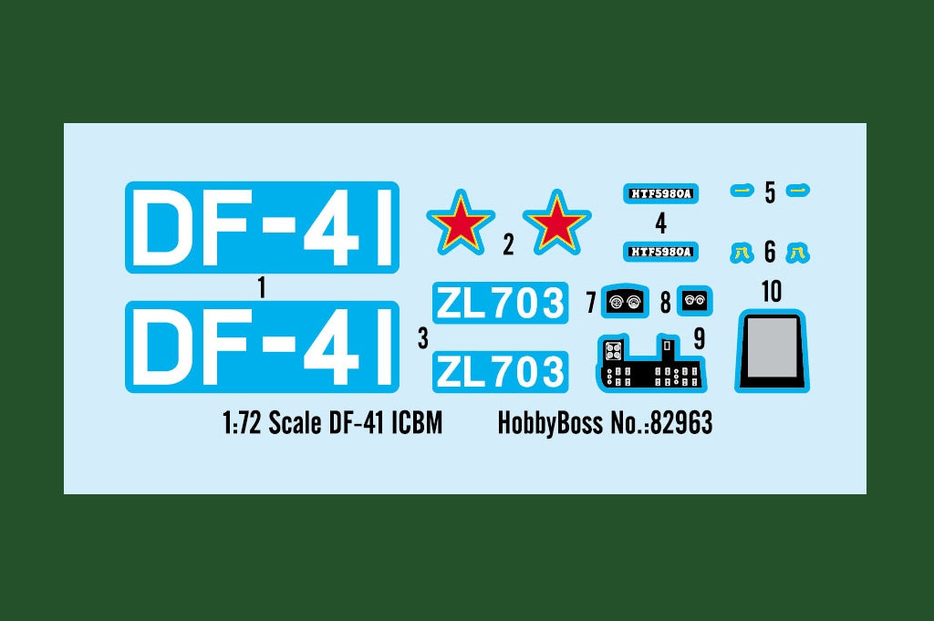 Hobby Boss 82963 DF-41 ICBM 1/72 – imagen 3
