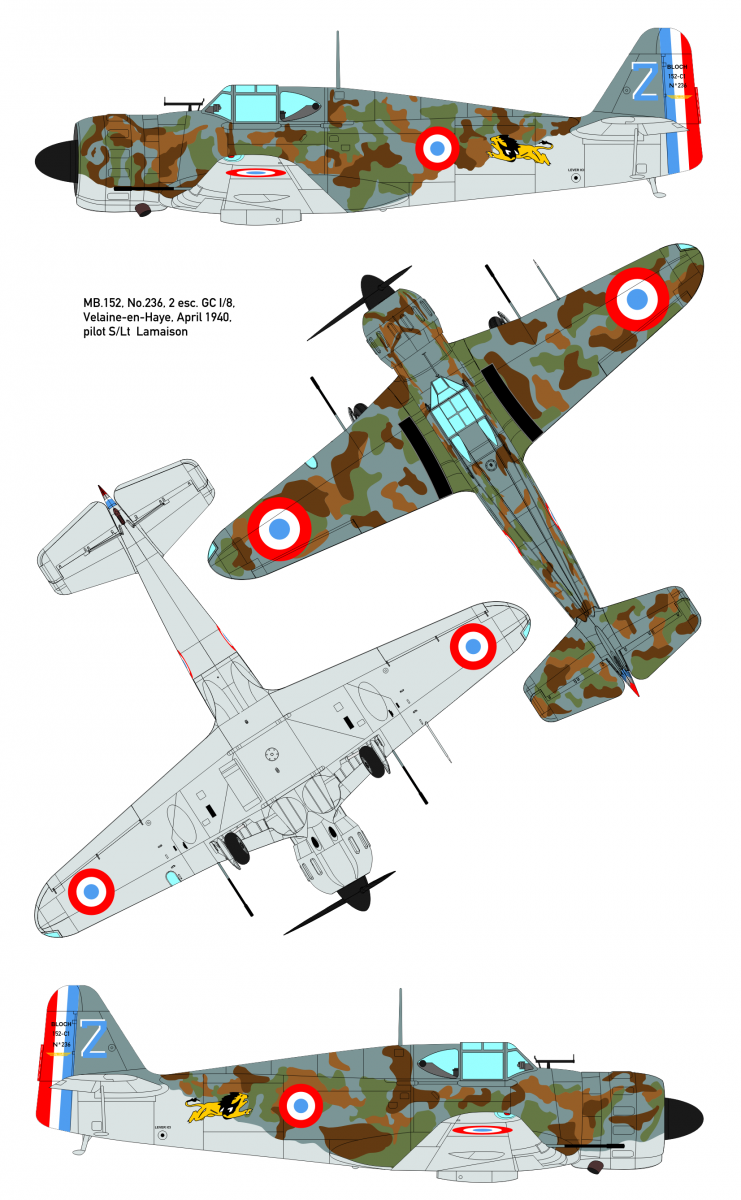 Dora Wings 48019 Bloch MB.152 1/48 – immagine 7