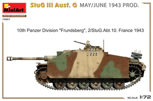 MiniArt 72107 StuG III Ausf. G MAY/JUNE 1943 PROD. 1/72 – immagine 4