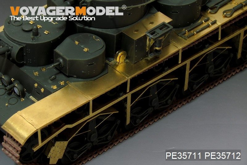Voyager Model PE35712 WWII Russian T-35 Heavy Tank Fenders/Track Covers (For HobbyBoss 83841) 1/35 – Bild 3