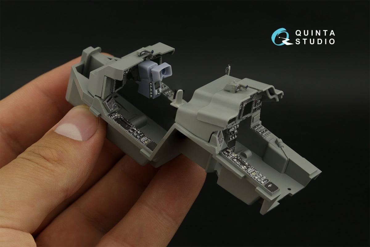 Quinta Studio QDS+35106 AH-64D 3D-Printed &amp;amp; coloured Interior on decal paper (Takom) (Small version) (with 3D-printed resin parts) 1/35 – zdjęcie 12