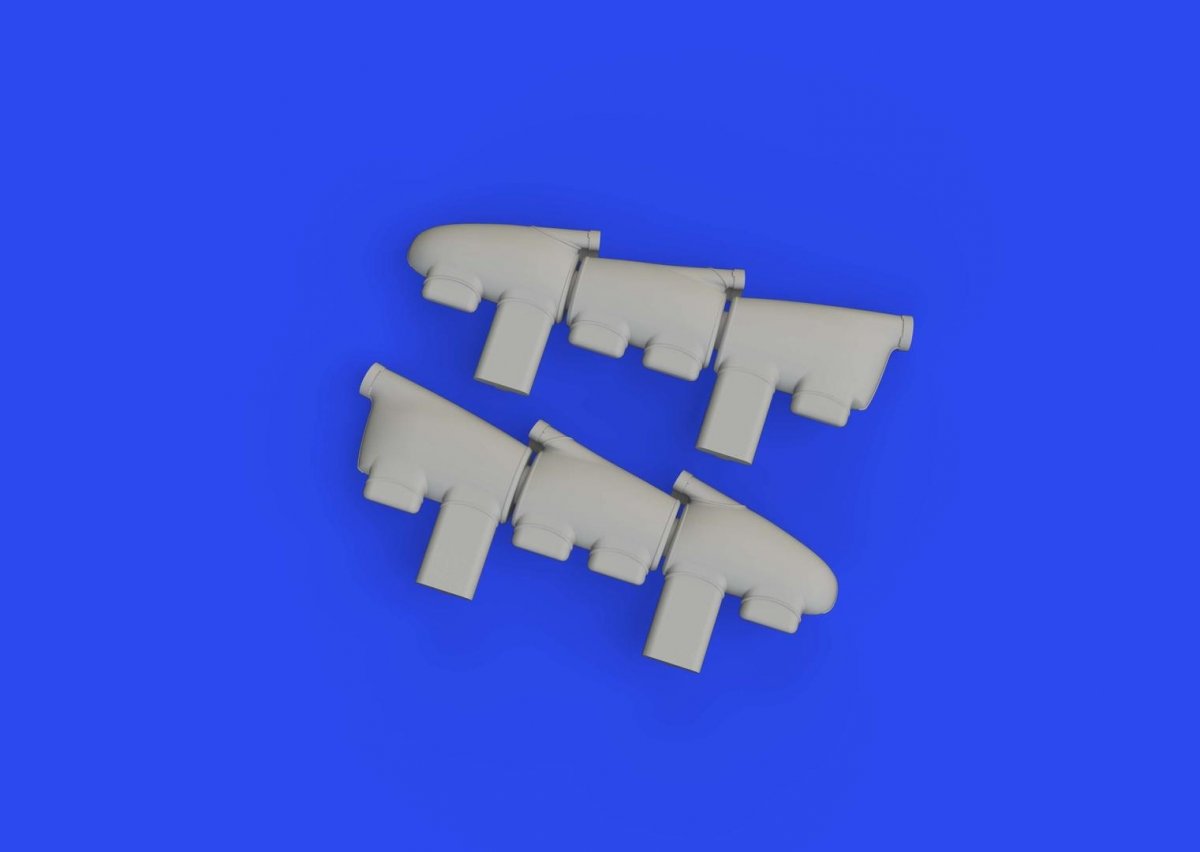 Eduard 632196 Spitfire Mk. Ia ehaust stacks PRINT KOTARE 1/32 – immagine 3