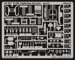 Eduard 32567 P-38L interior TRUMPETER 02227 1/32 – Bild 2