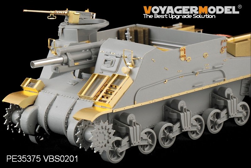 Voyager Model PE35375 WWII US M7 Priest Mid Production w/Ammunition case/telephone set for DRAGON 6637 1/35 – image 8