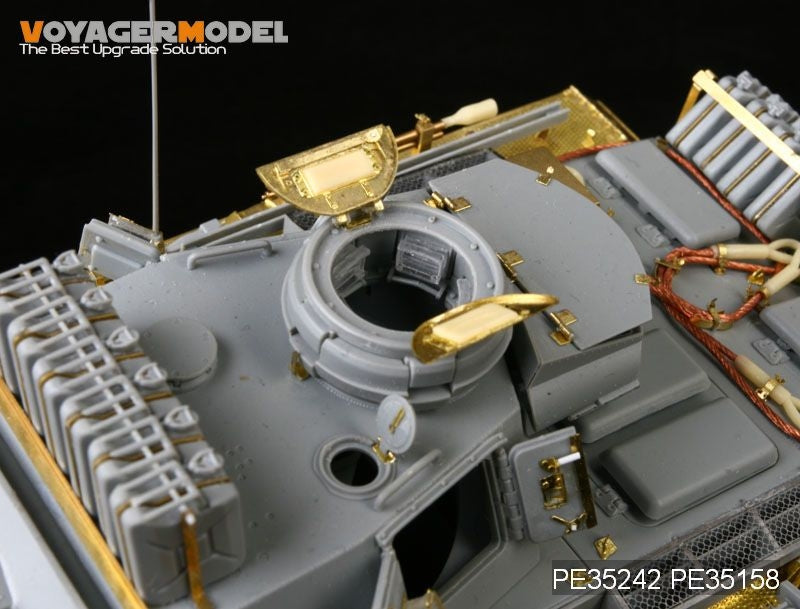 Voyager Model PE35242 WWII German Pz.Kpfw.III Ausf.N sPz.Abt 501 Afrika For DRAGON 6431 1/35 – immagine 8