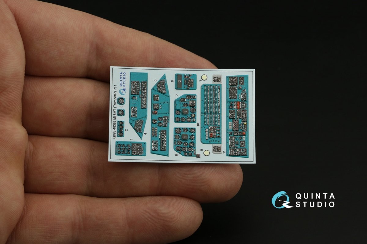 Quinta Studio QDS-48382 Mi-8MT 3D-Printed &amp;amp; coloured Interior on decal paper (Trumpeter) (Small version) 1/48 – Bild 4