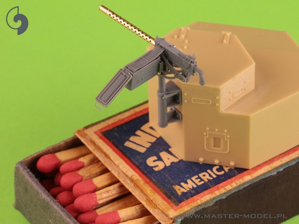 Master GM-35-087 Browning M1919 A4 .30 cal (7,62mm) - z uchwytem plot. M20 (używany np. na M3 Stuart) lub z kołyską D7431 (np. M3 Scout Car) 1/35 – Bild 7