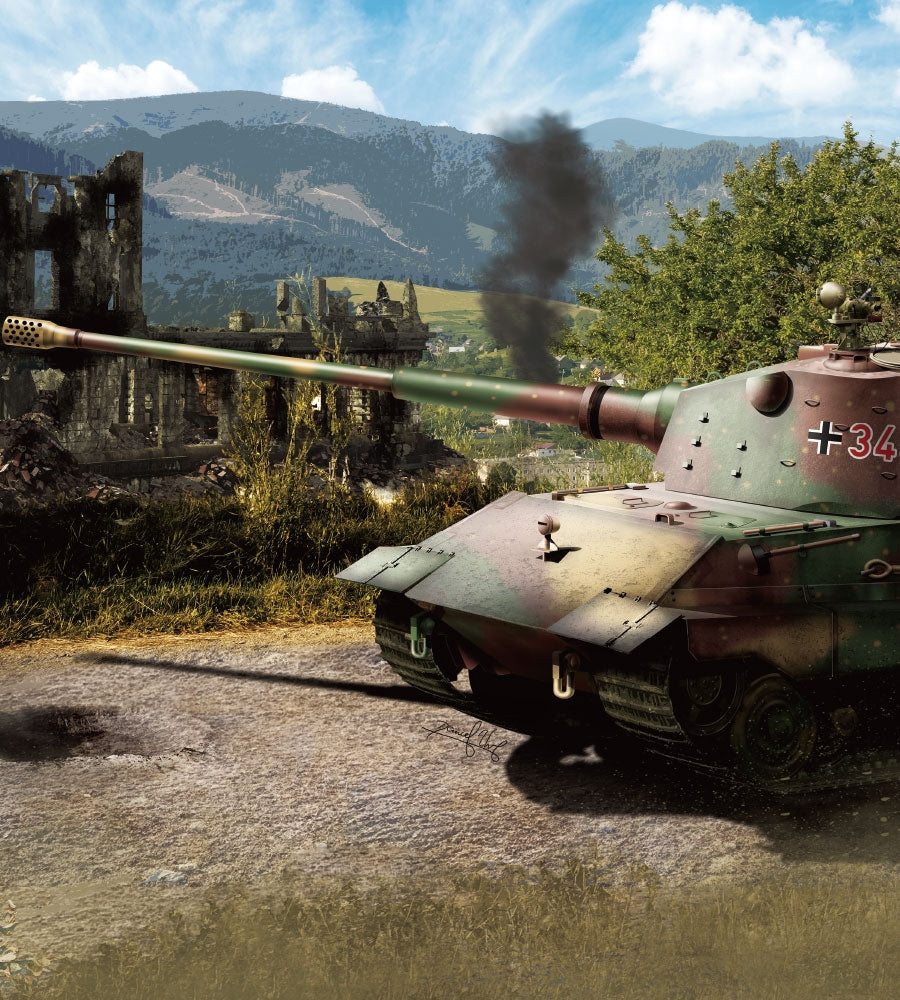 Modelcollect UA35029 E-60 Ausf. D allemand, production tardive avec chenilles standardisées, échelle 1/35 – image 2