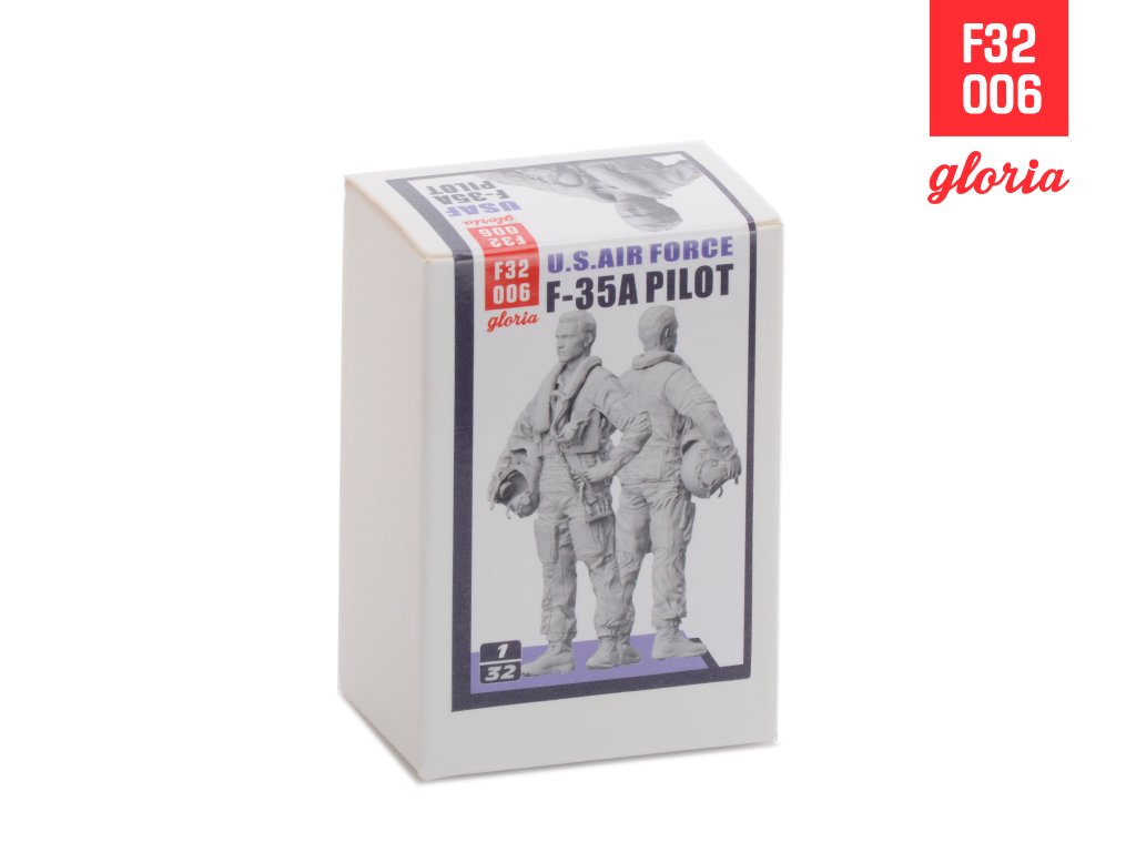 Gloria F32006 F-35A Pilot US Air Force 3D Printed Figures 1/32 – immagine 2
