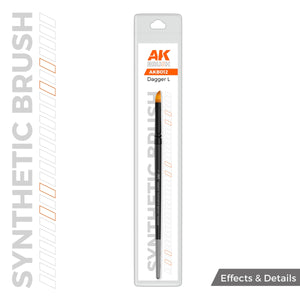 AK Interactive AKB012 AK SYNTHETIC BRUSH – DAGGER L – zdjęcie 2