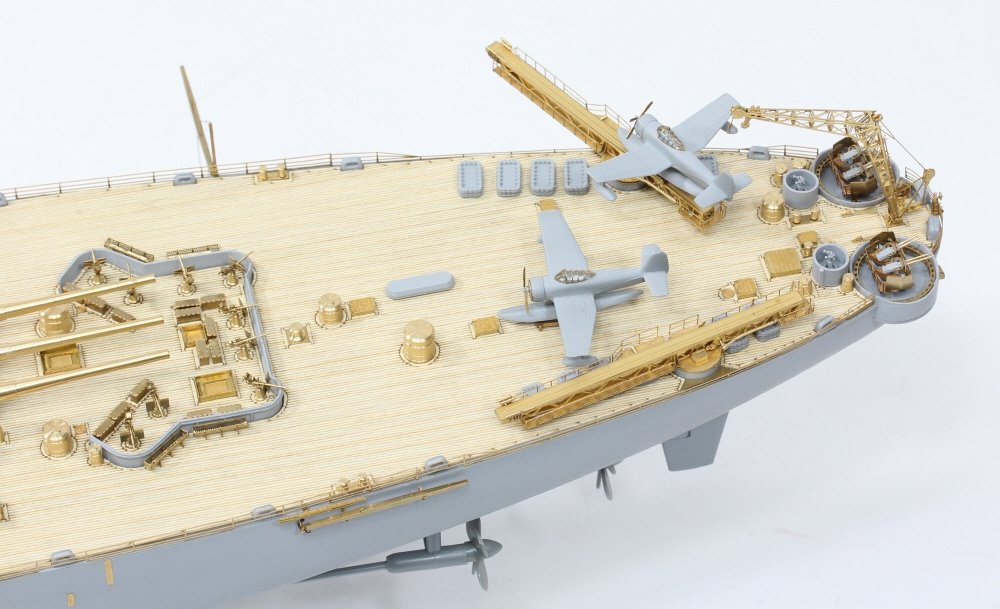 Pontos 37026FN USS BB-63 Missouri 1945 Advanced Detail Up Set (Teak tone stained wooden deck) 1/350 – zdjęcie 10