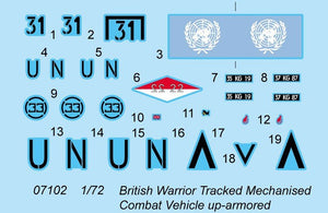 Trumpeter 07102 British Warrior Tracked Mechanised Combat Vehicle up-armored 1/72 – Bild 4