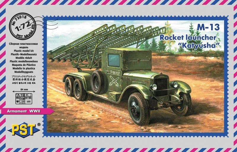 Lance-roquettes PST 72018 M-13 1/72