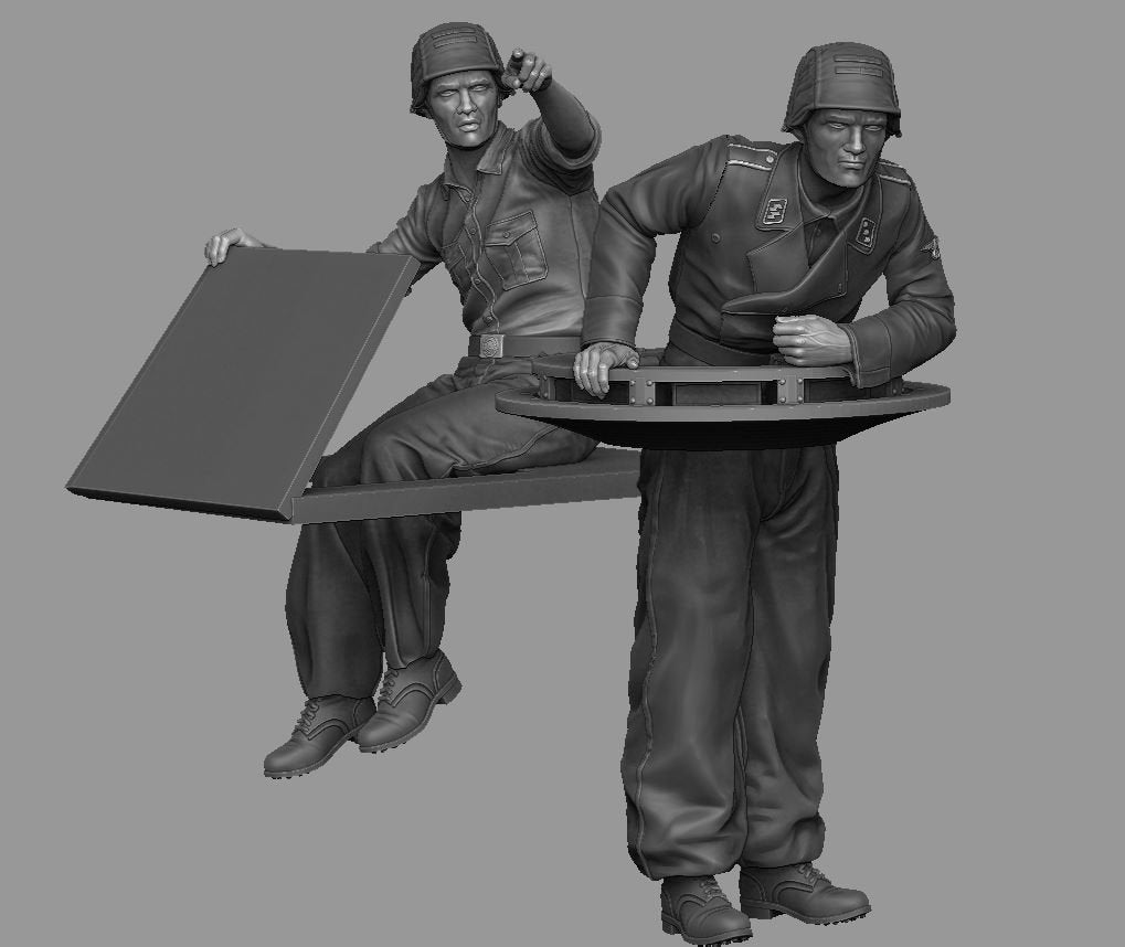 Panzer Art FI35-127 Voran! StuG crew in action set 1/35