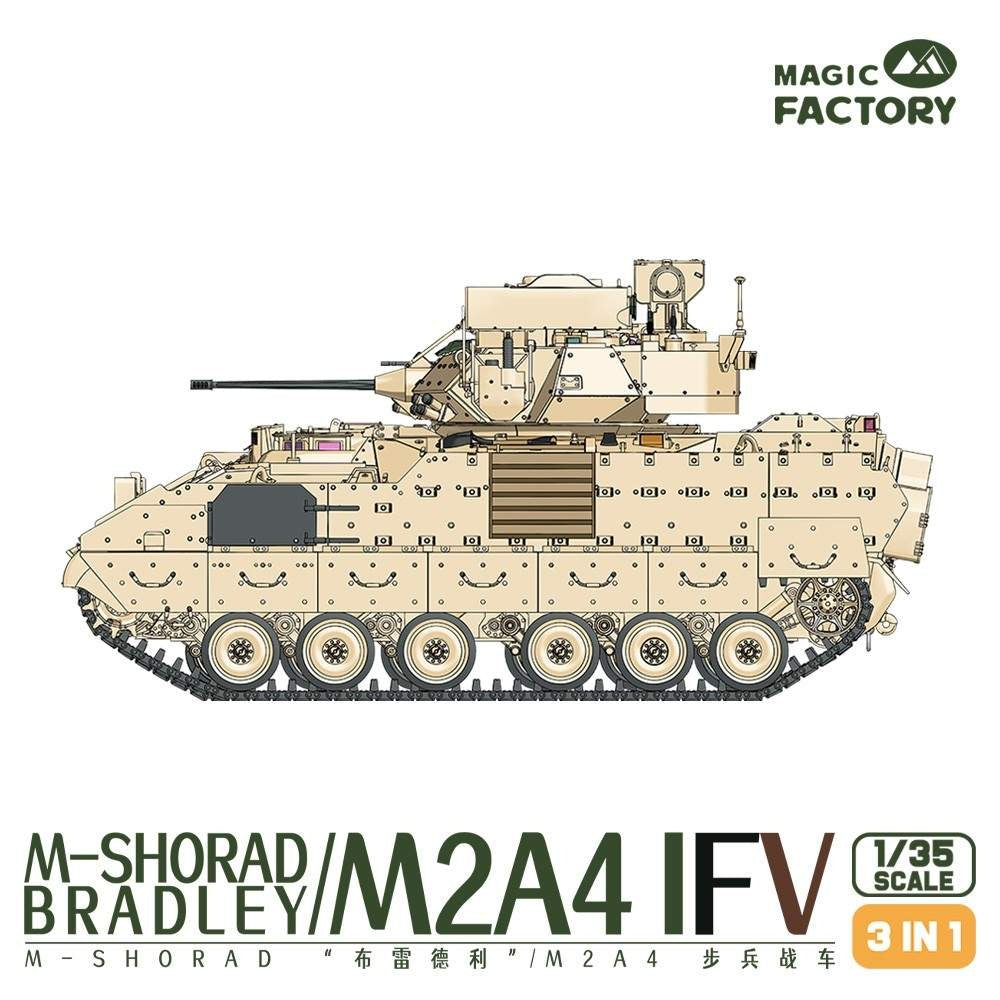 Magic Factory 2004 M-SHORAD Bradley M2A4 IFV 3-in-1 1/35 – Bild 3