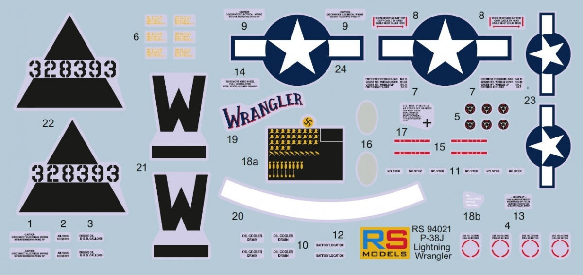 RS Models 94031 Lockheed P-38 J-15 - LO Wrangler (D-Day Edition) 1/72 – imagen 3
