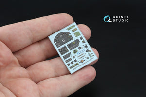 Quinta Studio QD+48574 Fairey Battle Mk.I 3D-Printed &amp;amp; coloured Interior on decal paper (Trumpeter) (with 3D-printed resin parts) 1/48 – immagine 3