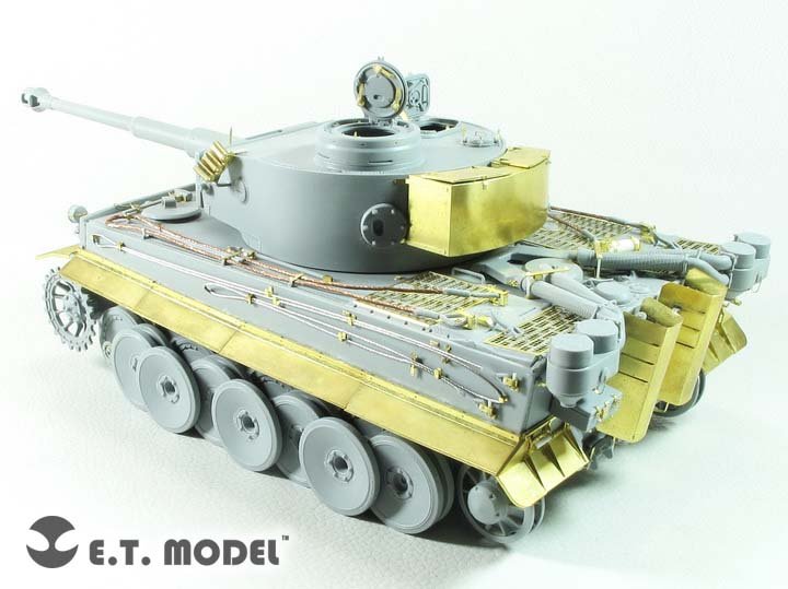 E.T. Model EA35-116 WWII German TIGER I “Tunisian Initial”Fender &amp;amp; Side Skirts For DRAGON Smart Kit 1/35 – imagen 3