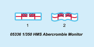 Trumpeter 05336 HMS Abercrombie Monitor 1/350 – Bild 4