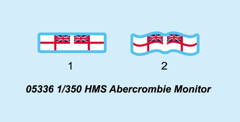 Trumpeter 05336 HMS Abercrombie Monitor 1/350 – Bild 4