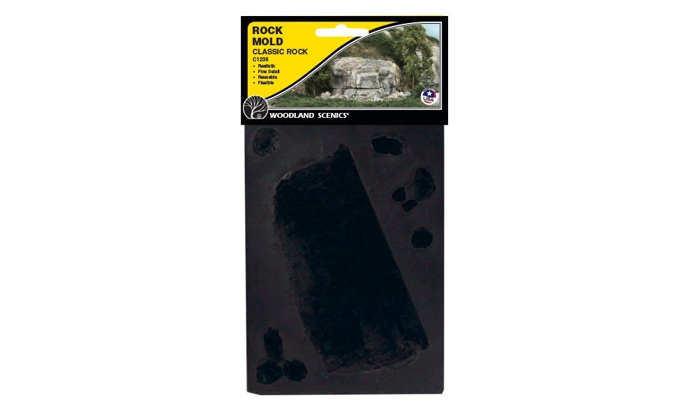 Woodland Scenic WC1236 Classic Rocks Silicone Mold
