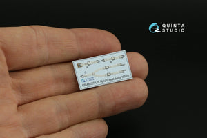 Quinta Studio QD48319 F4F-3 late 3D-Printed &amp;amp; coloured Interior on decal paper (Eduard) 1/48 – immagine 6