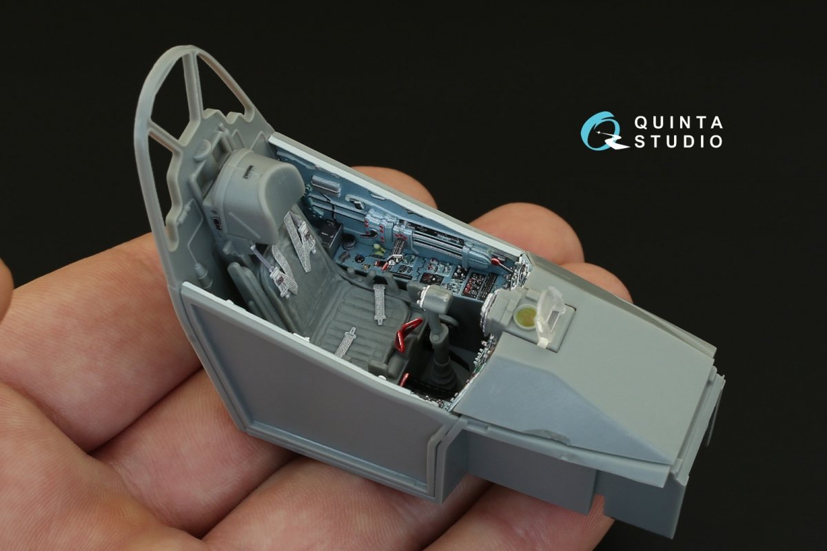 Quinta Studio QD32006 Su-25UB 3D-Printed &amp;amp; coloured Interior on decal paper (for Trumpeter kit) 1/32 – imagen 6