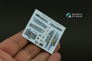 Quinta Studio QD+48480 Su-17M4/Su-22M4 3D-Printed &amp;amp; coloured Interior on decal paper (Hobby Boss) (with 3D-printed resin parts) 1/48 – zdjęcie 3