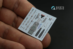 Quinta Studio QD48212 Su-30MKK 3D-Printed &amp;amp; colored Interior on decal paper (KittyHawk) 1/48 – image 9