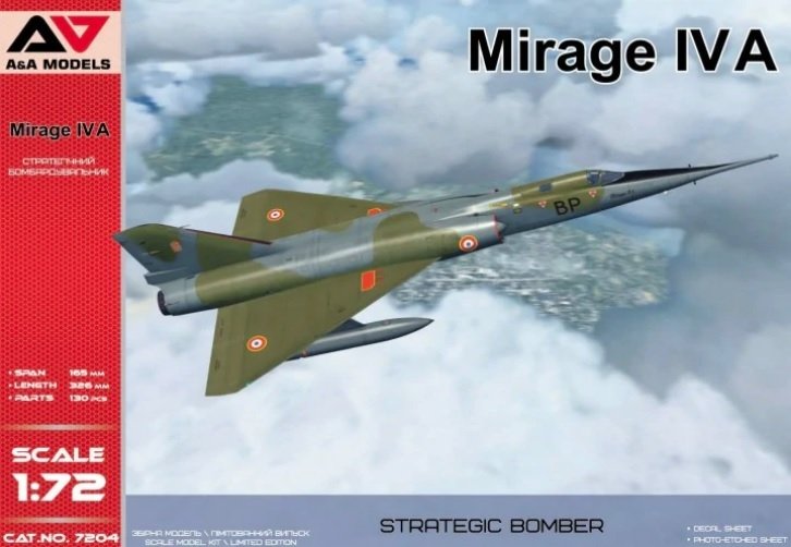 A&amp;amp;A Models 7204 Mirage IV A 1/72