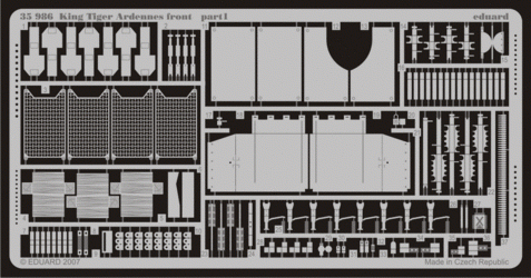 Eduard 35986 King Tiger Ardennes front 1/35 Tamiya – Bild 2
