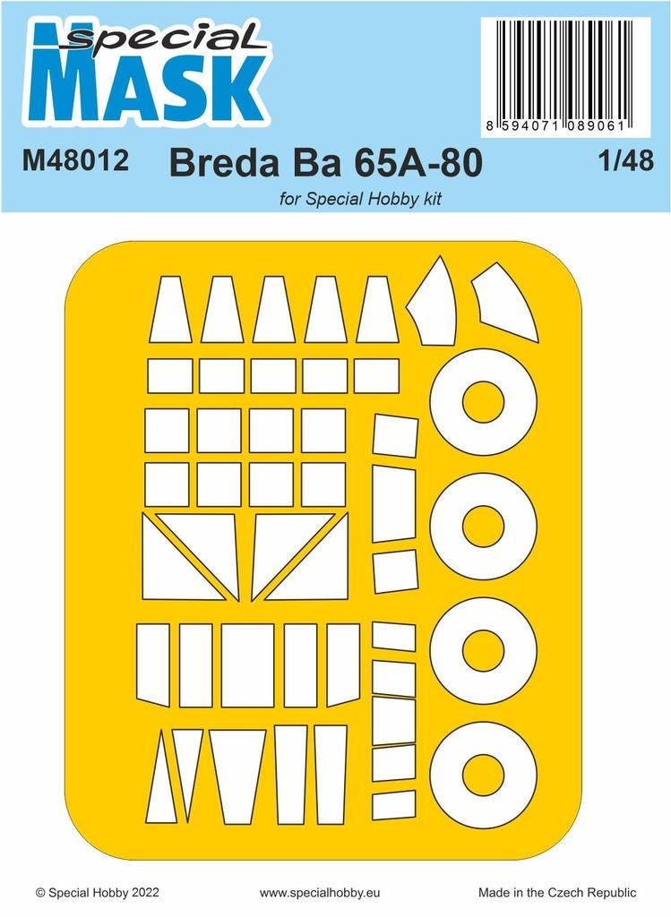 Maquette Special Hobby M48012 Breda Ba 65A-80 (pour kit Special Hobby) 1/48