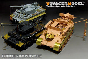 Voyager Model PE35970 WWII German Bergepanther Ausf.A (Late type,Panther G tool holders) Basic For MENG SS-015 1/35 – immagine 23