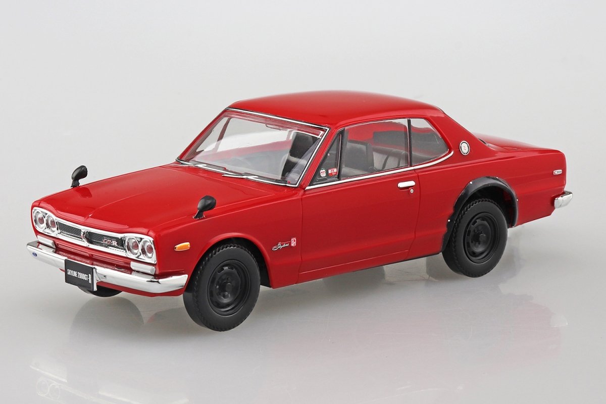 Aoshima 05884 Nissan Skyline 2000 GT-R (Red) 1/32 – imagen 2