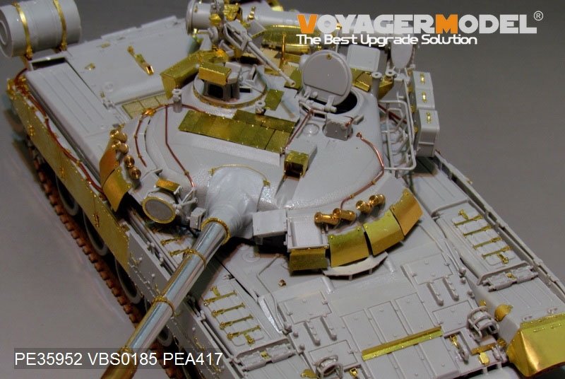Maquette Voyager PE35952 Char de combat principal russe moderne T-80U (lanceur de fumée inclus) pour TRUMPETER 09525 1/35  – image 18