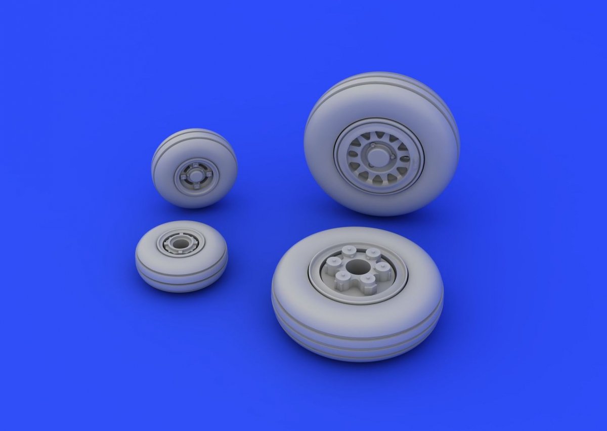 Eduard 672067 JAS-39 wheels 1/72 (REVELL) – imagen 3