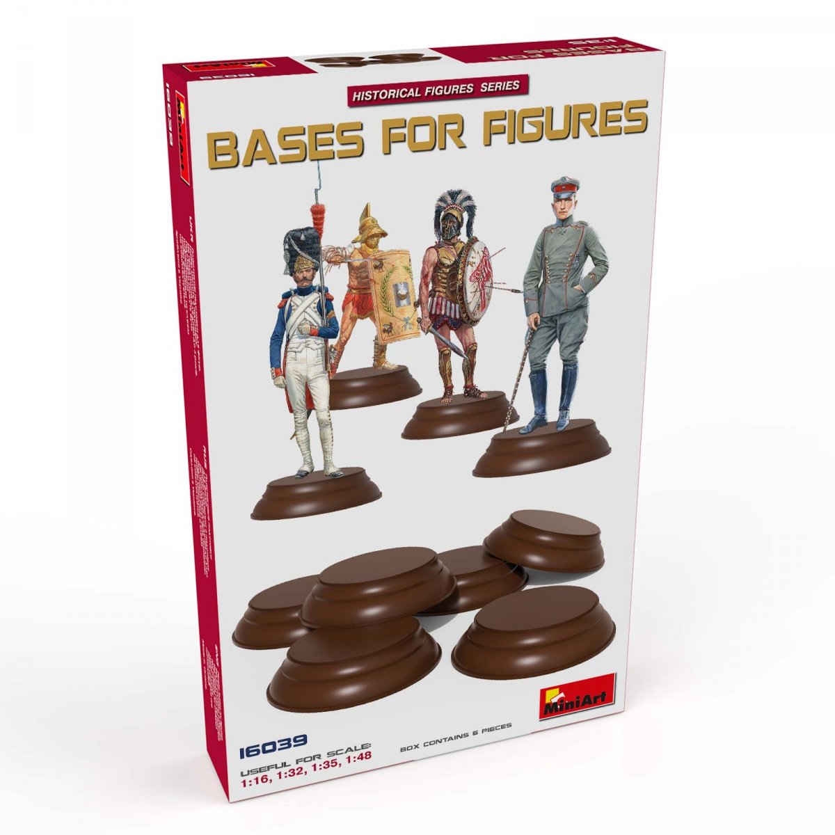 MiniArt 16039 BASES FOR FIGURES 6 PCS 1/16 – Bild 2