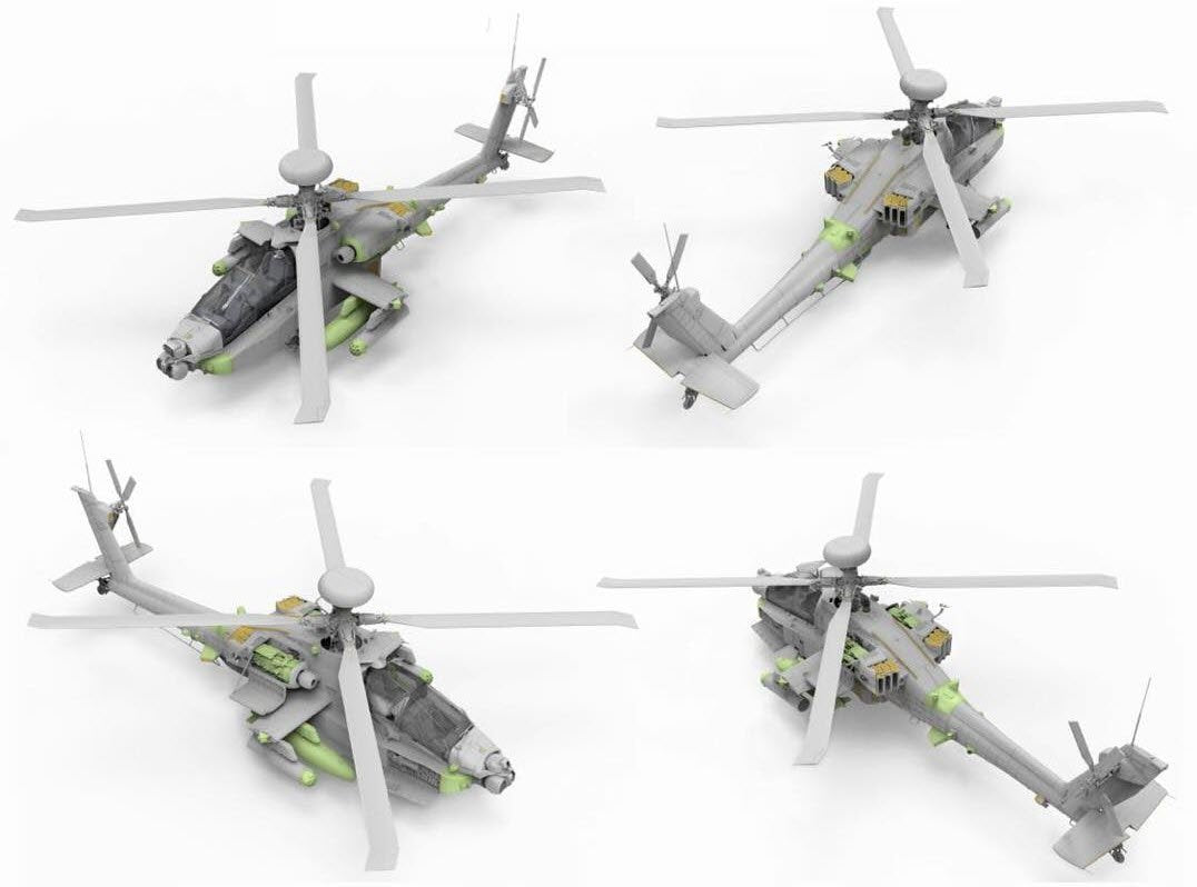 Takom 2604 AH Mk. 1 Hélicoptère d&amp;#39;attaque Apache 1/35 – image 2